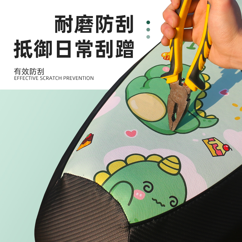 数码皮革坐垫套 - 10